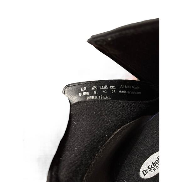 NIB Dr. Scholl's Been There Wedge Boots Women's Size 8.5 M Black Comfort Zip - Picture 12 of 12